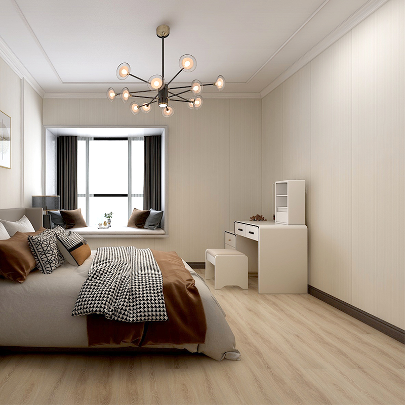 Lantai Papan Vinyl Berwajah Kayu Bijian Kayu