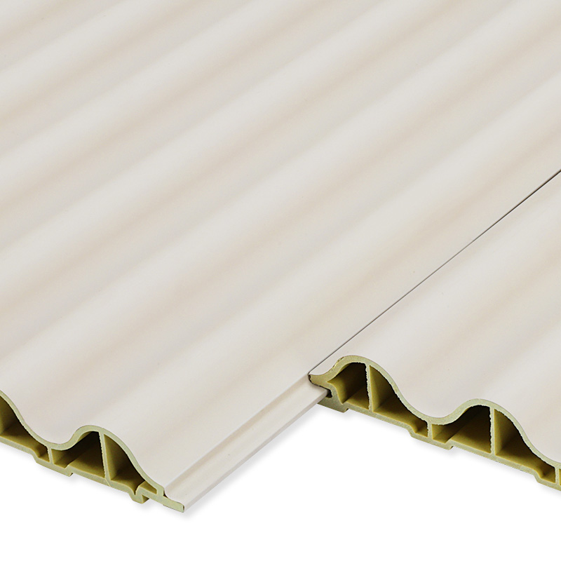 Panel dinding bergalur WPC kalis air