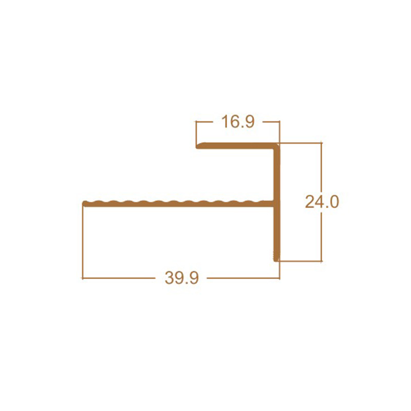 Kemasan hidung Tangga Bentuk F