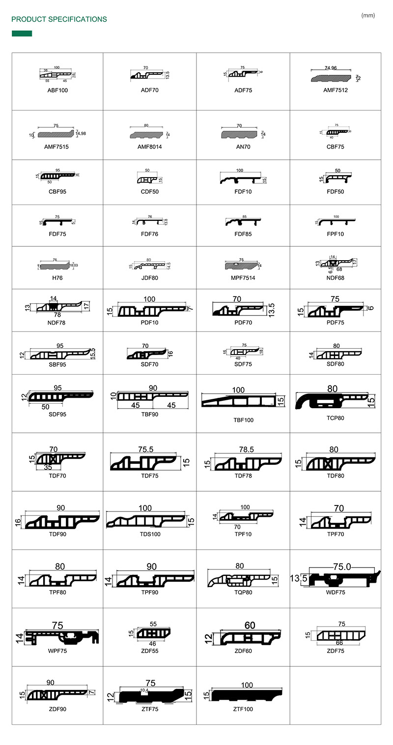 Papan skirt kelabu yang disesuaikan