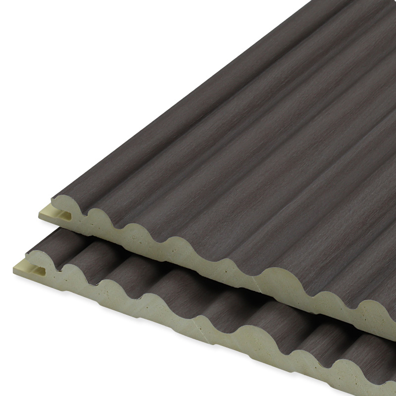 Dalaman Panel dinding kayu bergalur