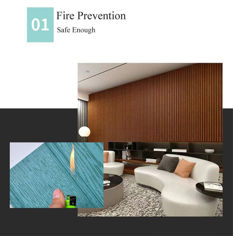 Bahagian Dalaman Panel Dinding WPC