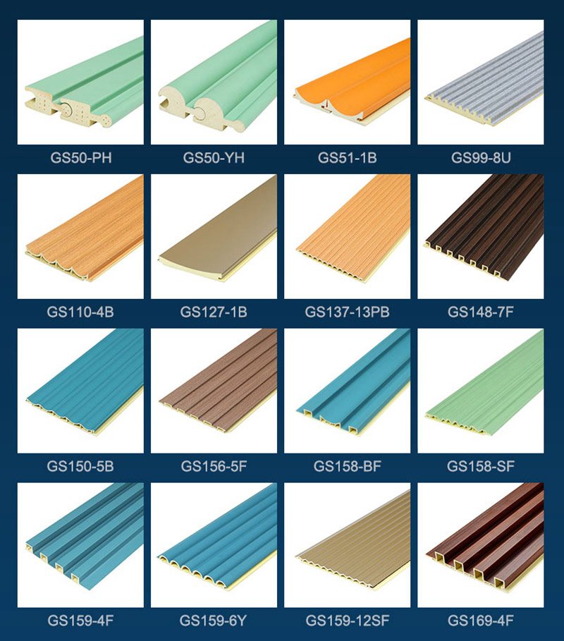 Bahagian Dalaman Panel Dinding WPC Jualan Panas