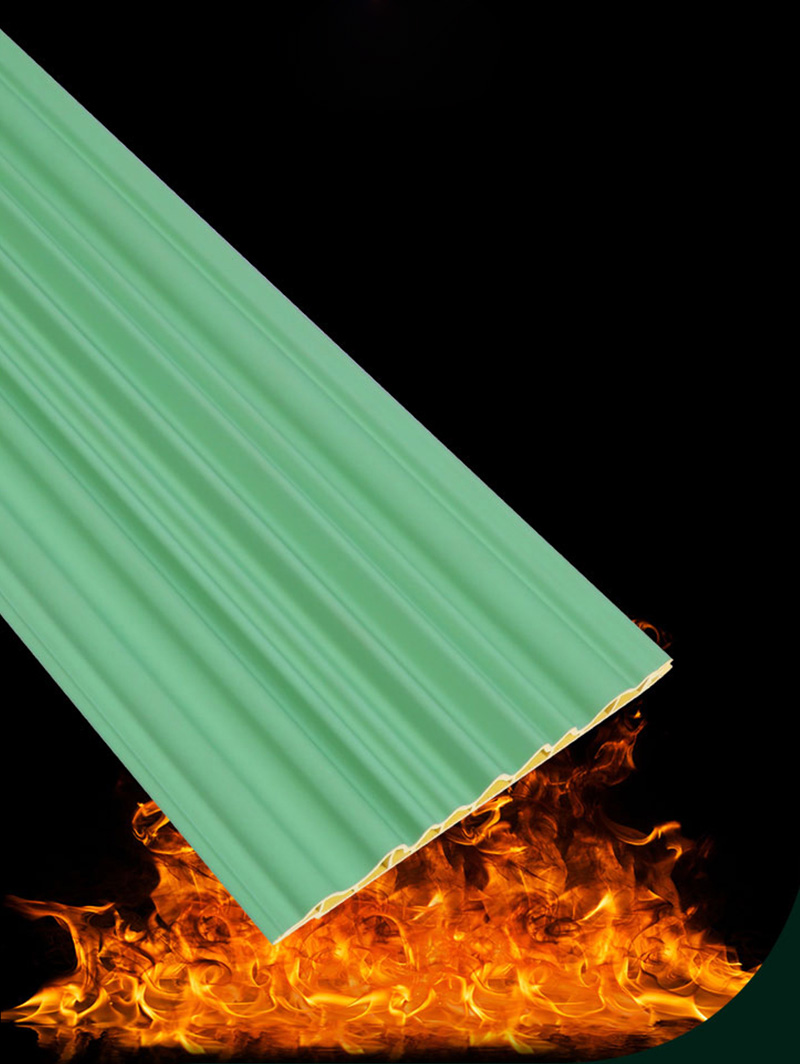 Panel bergalur WPC kalis api