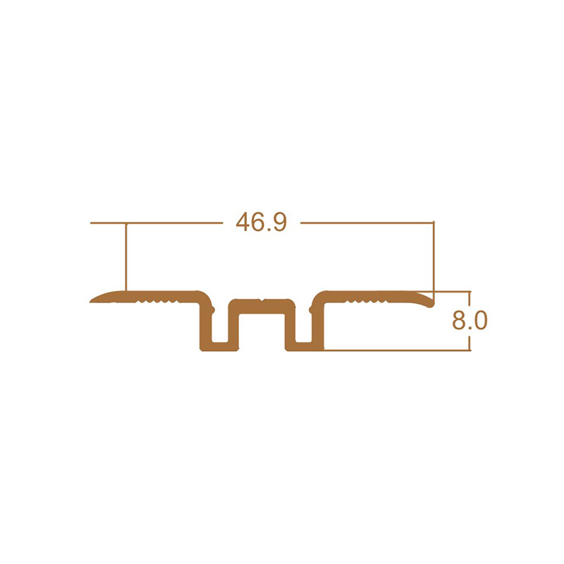 Jalur peralihan jubin bijirin kayu