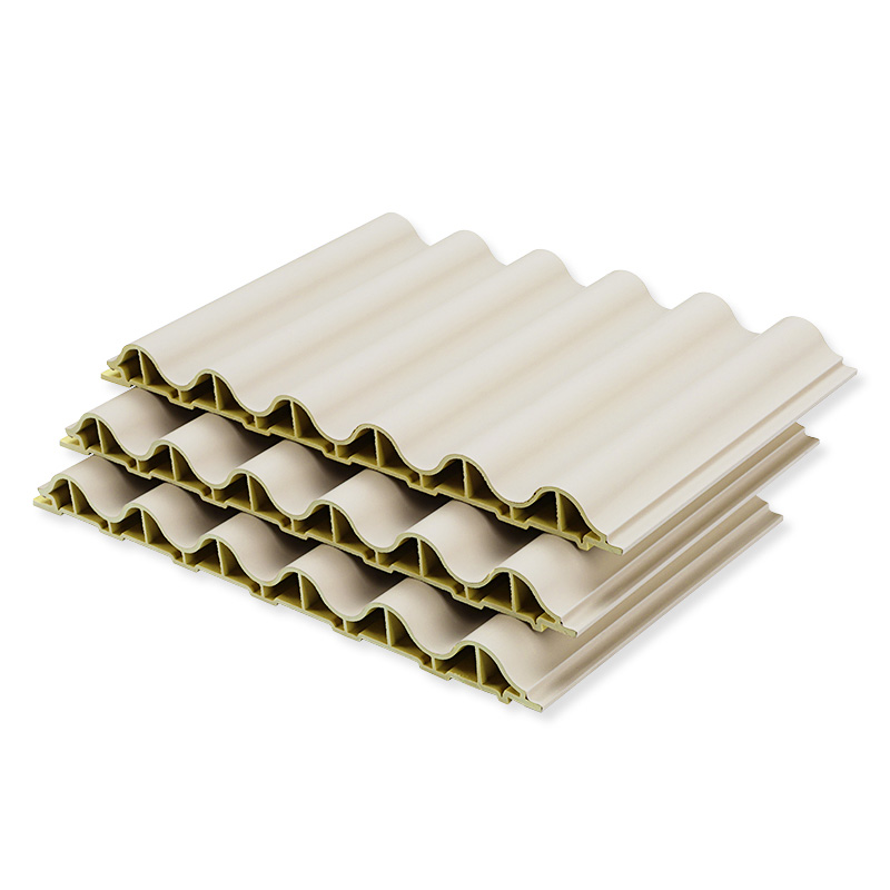 Panel dinding bergalur WPC