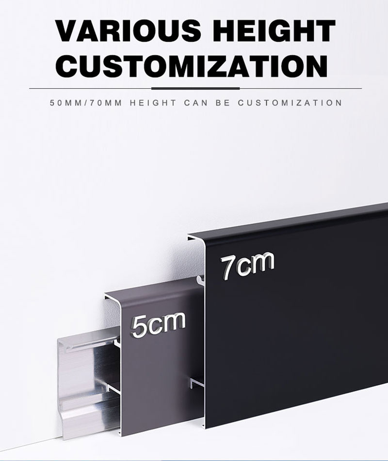 Skirting logam Jualan Panas 