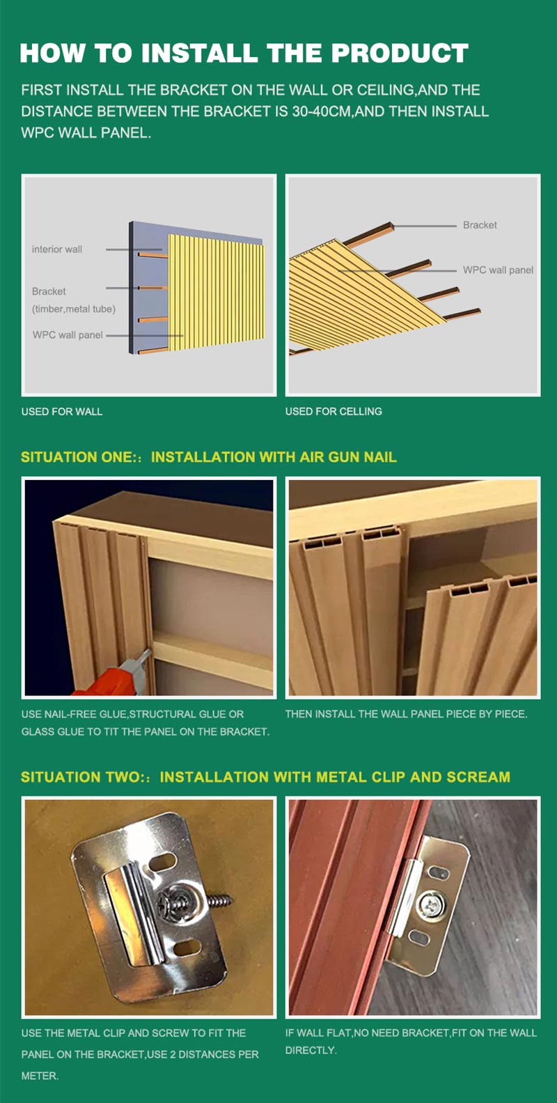 Pemasangan Mudah Panel dinding kalis air