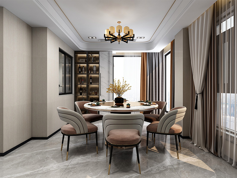 Papan skirting jalur yang dipimpin mewah