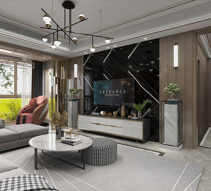 Panel dinding bergalur PVC