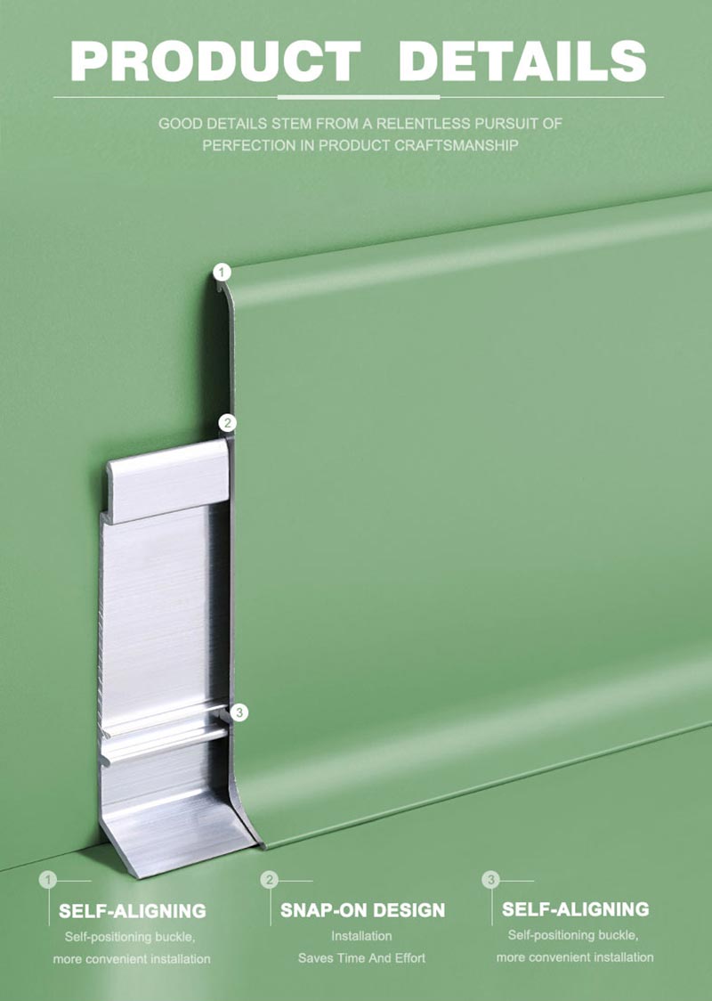 Skirting logam dalaman 