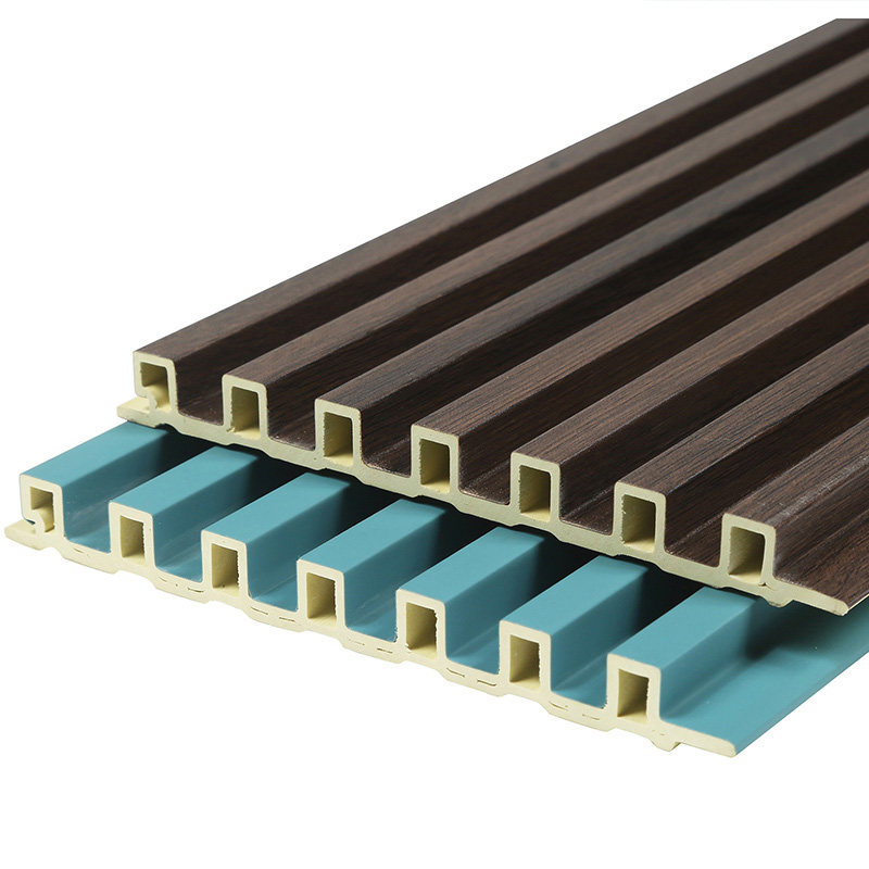 Panel dinding bergalur WPC