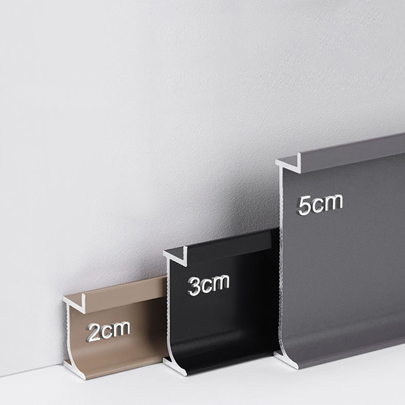 Jalur skirting Aluminium tahan lasak