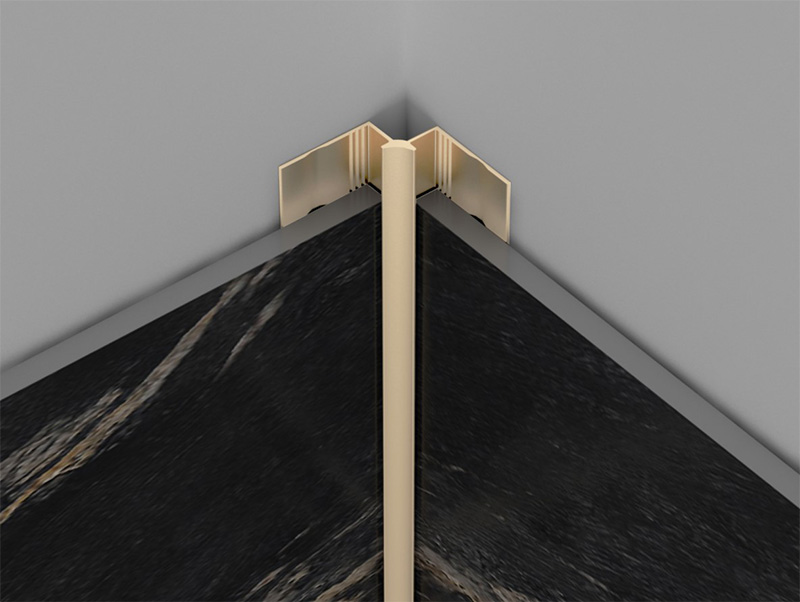 Pemasangan Mudah Di dalam trim jubin sudut