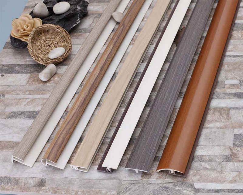 Jalur peralihan lantai UPVC Bijian Kayu