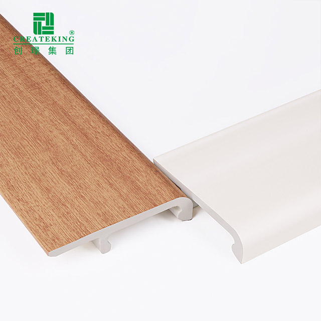 Papan Skirting Klip Pada PVC 75*15mm