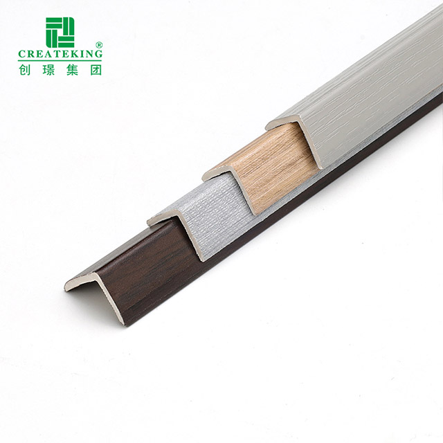 Jalur Tepi Lantai PVC 13*13mm berbentuk L