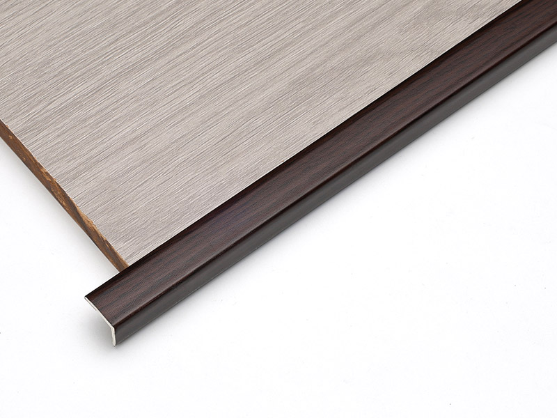 Jalur Tepi Lantai PVC 13*13mm berbentuk L