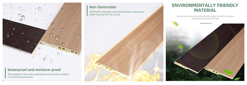 Papan Skirting Pensil PVC 100*12mm