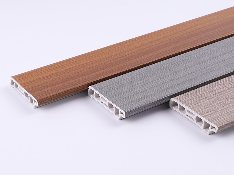 Papan Skirting PVC Bijian Kayu 60*15mm