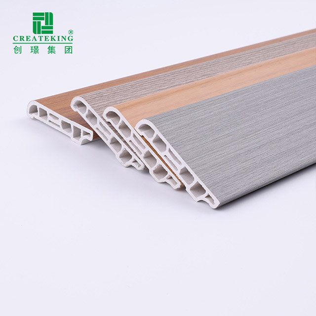 Papan Skirting PVC Bijian Kayu 60*15mm