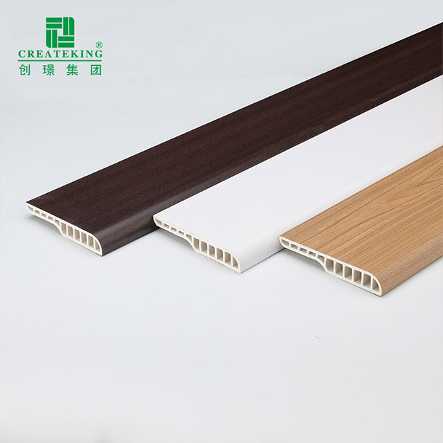 Papan Skirting Bulat Pensil PVC 95*15mm