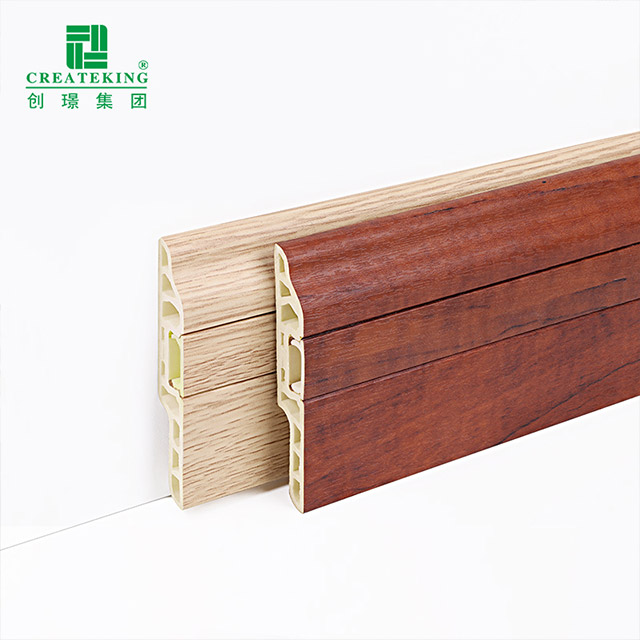 Garis Skirting Kuku Tersembunyi PVC 80*14mm
