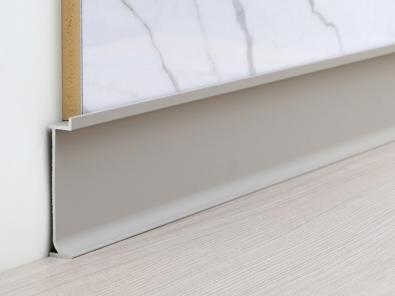 50**9.7mm Papan Skirting Aluminium Aloi