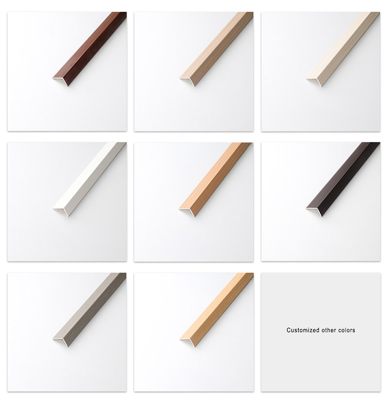 30*20mm Jalur Tepi Lantai Kayu Pepejal Berbentuk L
