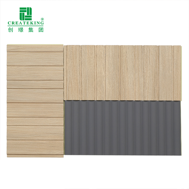 Panel dinding plastik kayu timbul mesra alam