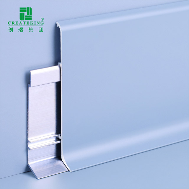 Skirting Lantai Aluminium 80*11mm