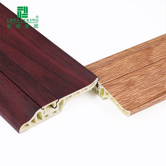 Papan Skirting Lidah Lamb PVC 68*17mm