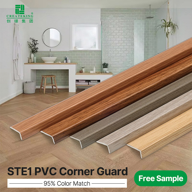 Jalur Tepi Lantai Laminat PVC 24*10mm berbentuk L