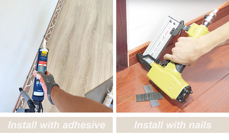 Papan Skirting Lidah Lamb PVC 95*16mm