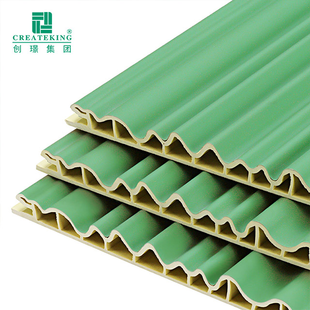 Panel Dinding WPC Bentuk Gelombang Arka Dalam 158*12mm