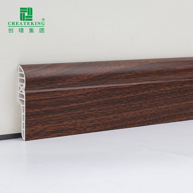 Papan Skirting Bulat Pensil PVC 70*15mm