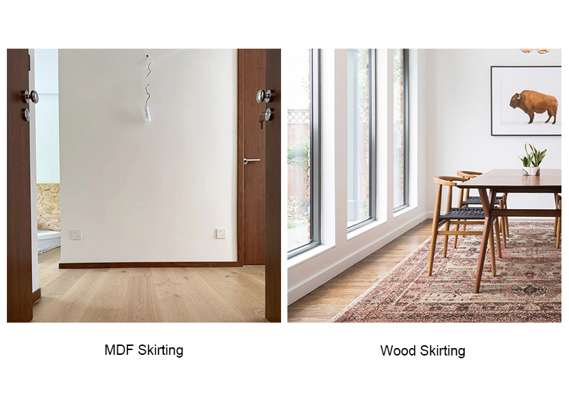 Apa yang Lebih Baik, MDF Atau Skirting Kayu?