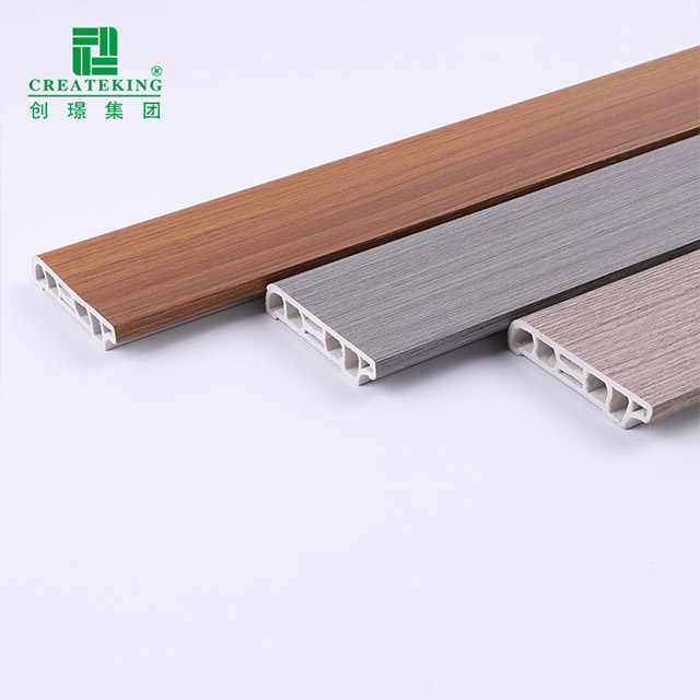 Papan Skirting PVC Bijian Kayu 60*15mm