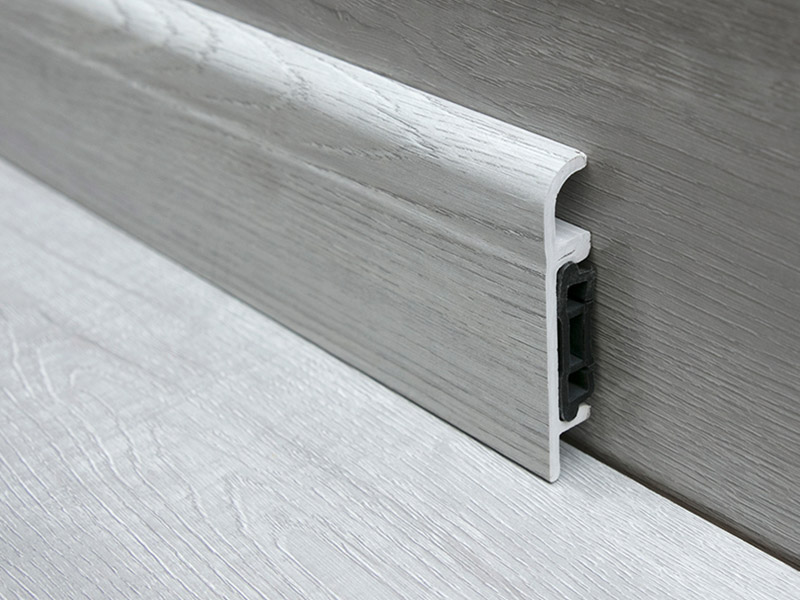 Papan Skirting Klip Pada PVC 76*14mm