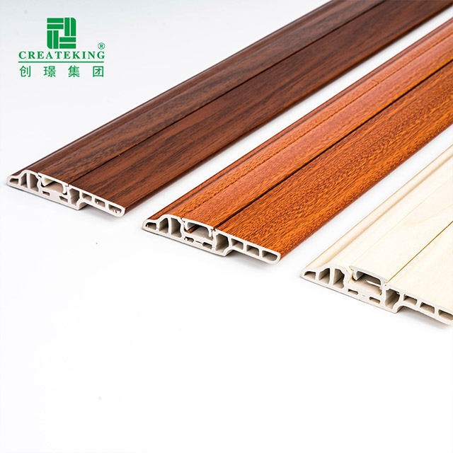 Papan Skirting Kuku Tersembunyi PVC 70*14mm