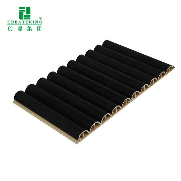 Panel Dinding WPC Separuh Bulatan 180*21mm
