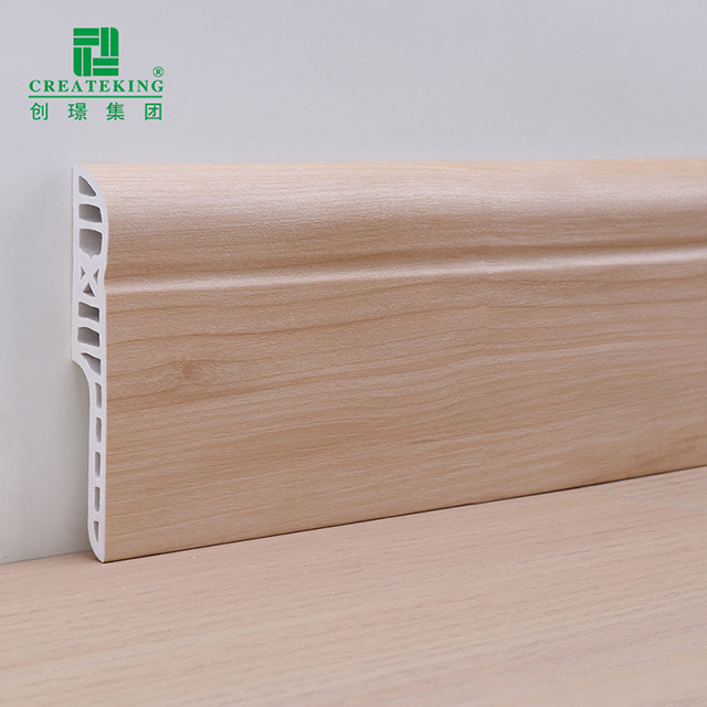 Papan Skirting Kalis Air Bulat Pensil PVC 80*15mm
