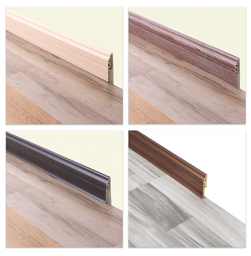 Papan Skirting Kuku Tersembunyi PVC 68*17mm