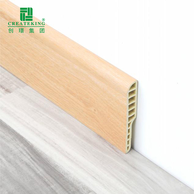 Skirting Dinding PVC Berkualiti Tinggi Untuk Perlindungan Kaki Dinding Dasar Dinding Dalaman 