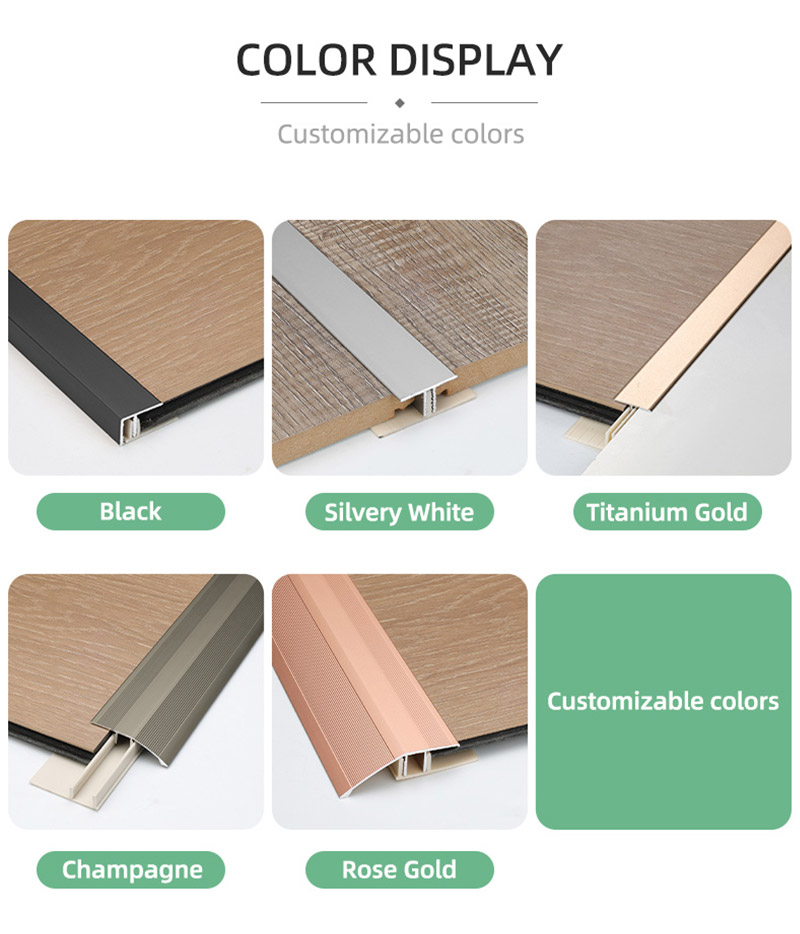 Jalur Peralihan Kelim Lantai Moulding T Offset