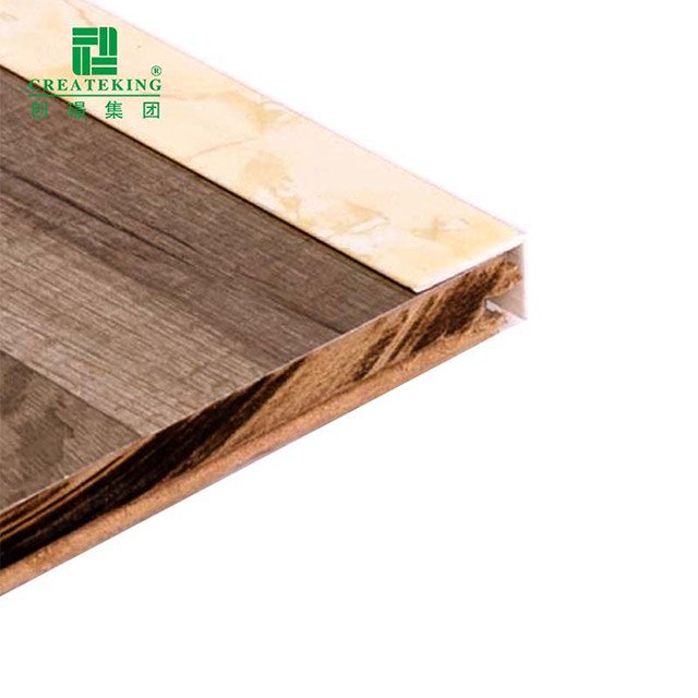 32*28mm Pelindung Sudut Lantai Kayu Pepejal PVC berbentuk L 