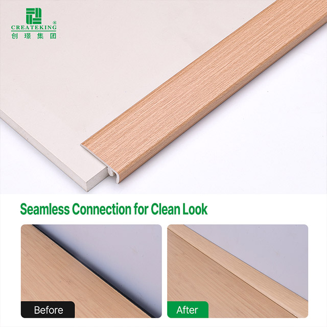 Jalur Tepi Lantai PVC 30*10.5mm berbentuk F