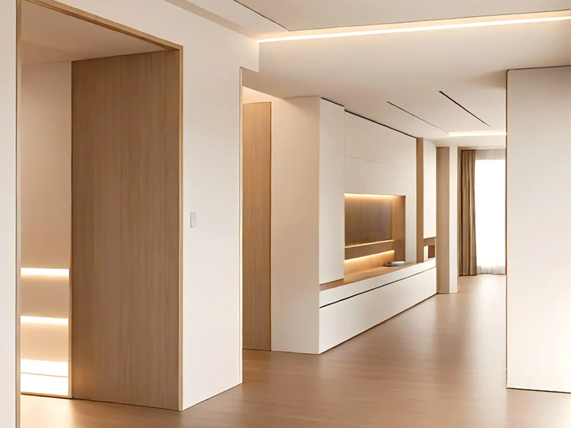  tidak menggunakan papan skirting