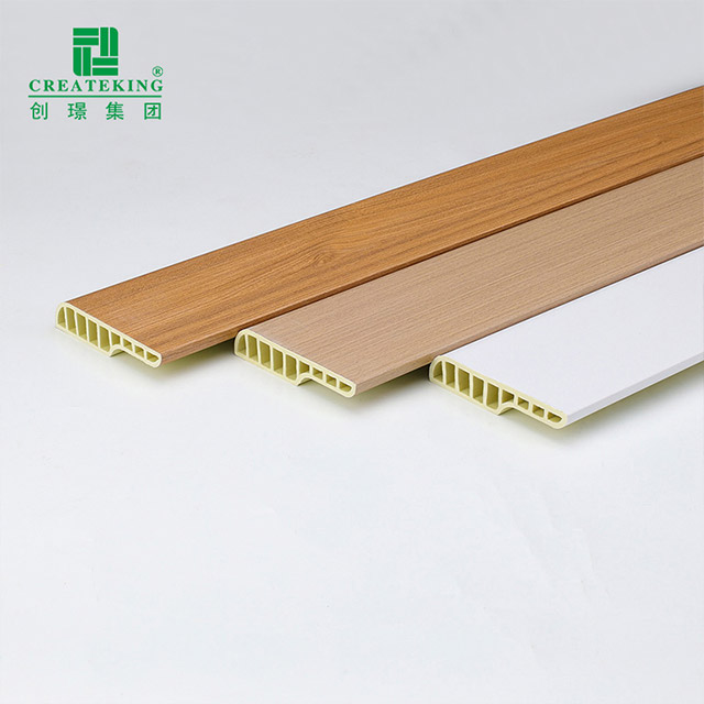 Papan Skirting Bulat Pensil PVC 75*15mm