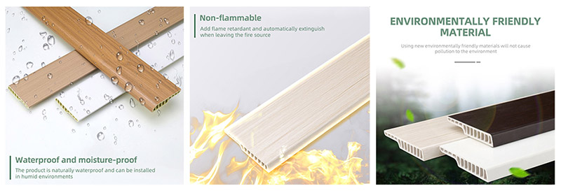 Papan Skirting PVC 100*15mm